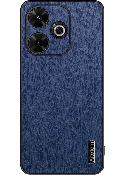 Xiaomi Redmi 13 4g Ahşap Doku Deri+Pc+Tpu Hibrit Telefon Kılıfı (Yurt Dışından)