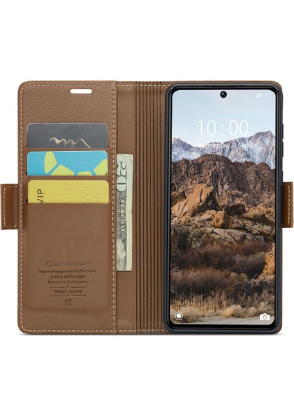 Xiaomi Redmi Note 13 Pro 5g / Poco X6 5g Rfıd Engelleme Cüzdan Telefon Kapağı (Yurt Dışından)