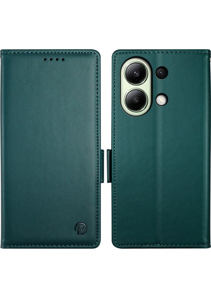 Xiaomi Redmi Note 13 4g Cüzdan Çizilmez Deri Telefon Kapağı (Yurt Dışından)