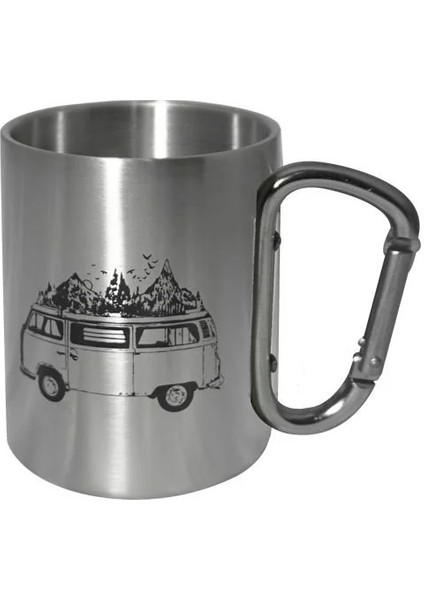 Karabinal Çelik Kupa Bardak Çelik Kupa