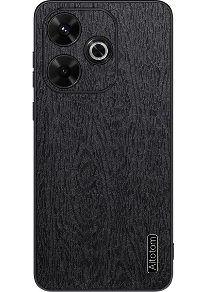Xiaomi Redmi 13 4g Ahşap Doku Deri+Pc+Tpu Hibrit Telefon Kılıfı (Yurt Dışından)