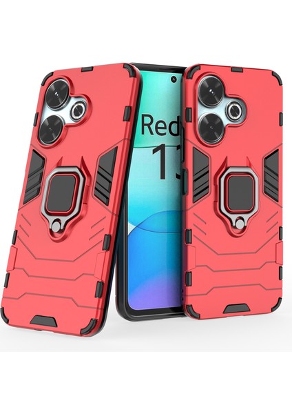 Xiaomi Redmi 13 4g Armor Pc+Tpu Telefon Kılıfı ve Halka Çubuğu (Yurt Dışından) modelleri