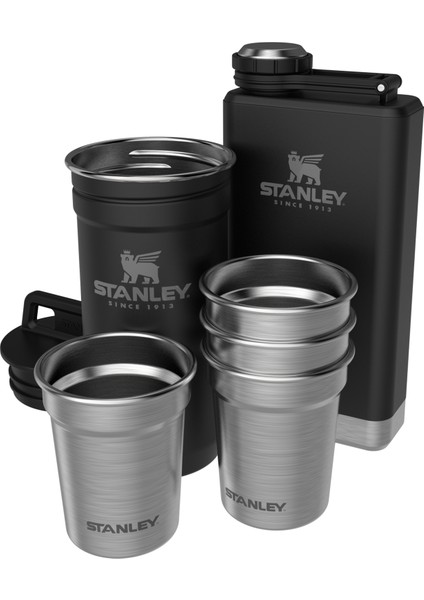 Adv Gıft Box Shot Gl St M.blk+Flask -Eu 10-01883-035 6939236348430