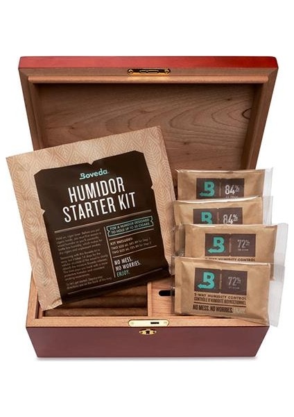 Humidor Başlangıç Kiti 84% + 72% 25-50 Puro Kapasitesi