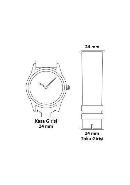 24 mm Lacivert Slazenger Deri Saat Kordonu modelleri