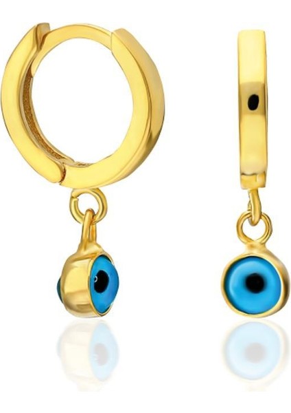 Nazar Inci Halka Küpeleri