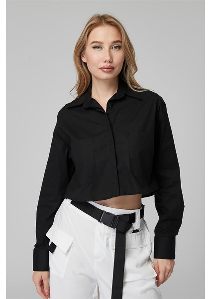 Kısa Gizli Düğmeli Gömlek