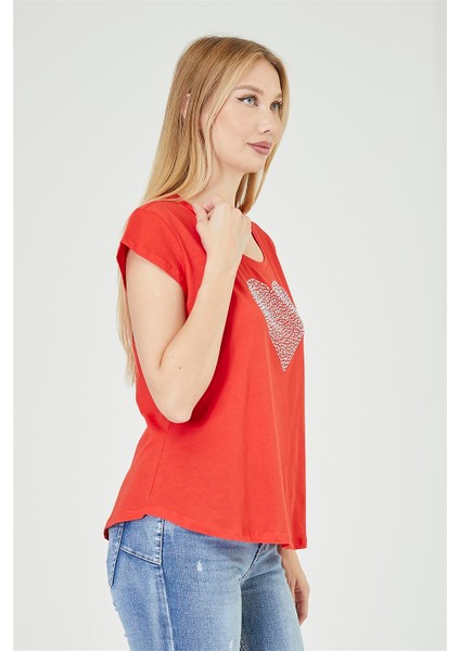 Ön Taş Baskılı Tshirt fiyatları