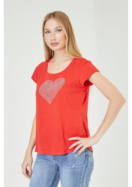 Ön Taş Baskılı Tshirt modelleri
