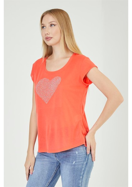 Ön Taş Baskılı Tshirt modelleri