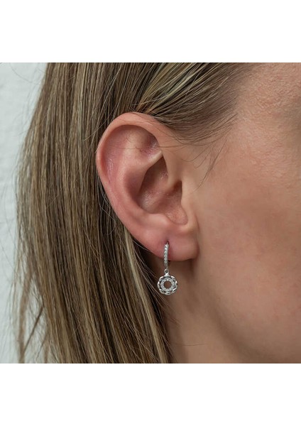 Gümüş Sallantılı Halka Kadın Küpe fiyatları