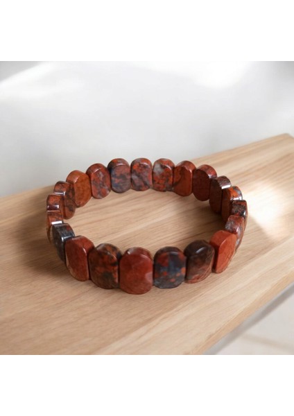 Jasper Roleks Bileklik Orijinal Faset Kesim Doğal Taş Bileklik Jasper Doğal Taş indirimleri