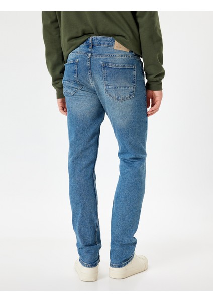 Slim Fit Kot Pantolon - Brad Jean fırsatları