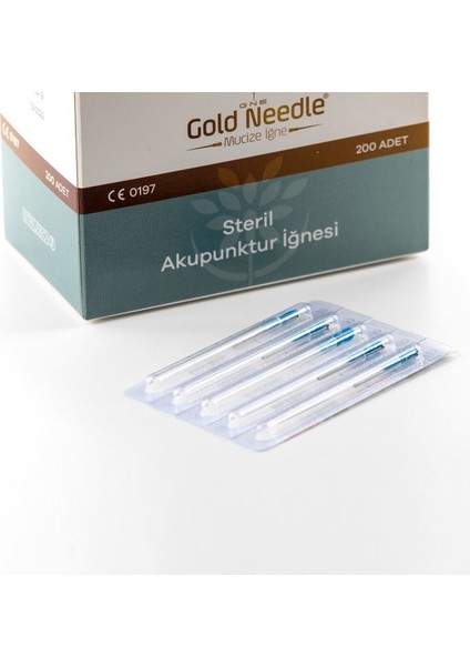 Gold Needle Akupunktur Iğnesi (0.25*40 Mm)