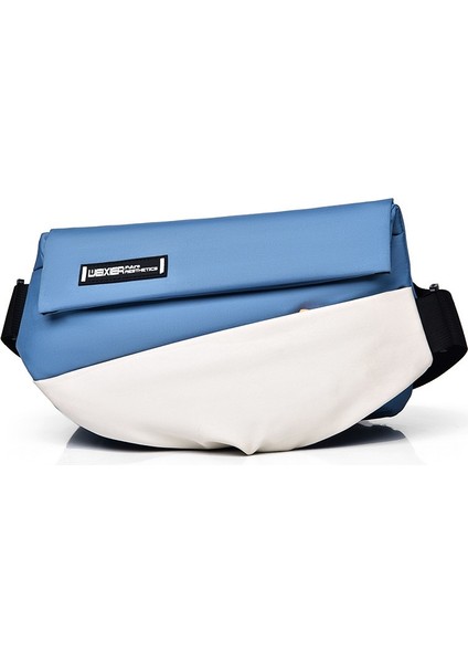 Moda Su Geçirmez Oxford Kumaş Erkek Büyük Kapasiteli Aşınmaya Dayanıklı Spor Crossbody Göğüs Çantası (Yurt Dışından)