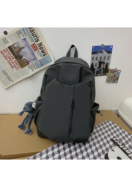 Ortaokul Öğrencileri ve Lise Öğrencileri Için Modaya Uygun, Gündelik, Basit, Büyük Kapasiteli Sırt Çantası, Seyahat Çantası (Yurt Dışından)