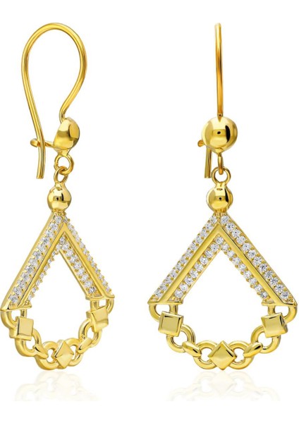 Çift Taraflı Modern Küpeler