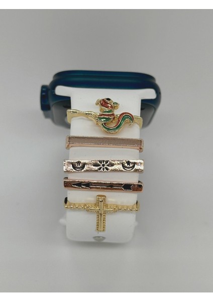 Psgt love Watch Band Charm - Uyumlu Akıllı Saat Kordon Süsü