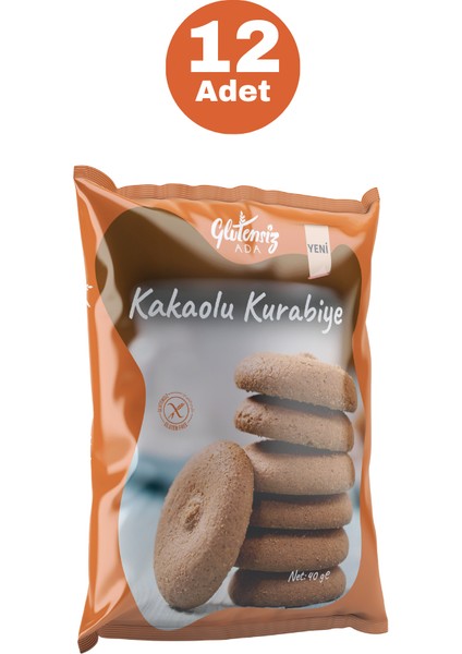 Kakaolu Kurabiye 12 Adet