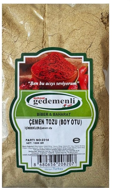 Çemen Otu (Boy Otu) 1000 gr