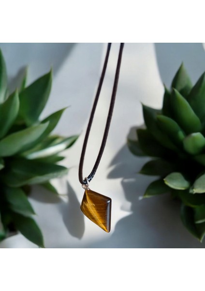 Kılıç Kaplan Gözü Doğal Taş Kolye Orijinal Değerli Taş Kolye Kesim Orijinal Doğal Taş Kolye modelleri