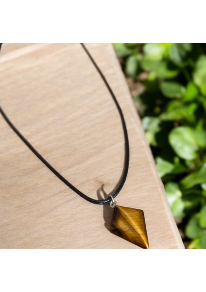 Kılıç Kaplan Gözü Doğal Taş Kolye Orijinal Değerli Taş Kolye Kesim Orijinal Doğal Taş Kolye indirimleri