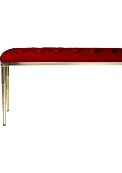 BELLA Gold Bench Kapitoneli Chester Model Puf fırsatları
