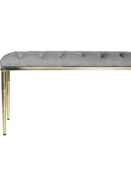 BELLA Gold Bench Kapitoneli Chester Model Puf fırsatları