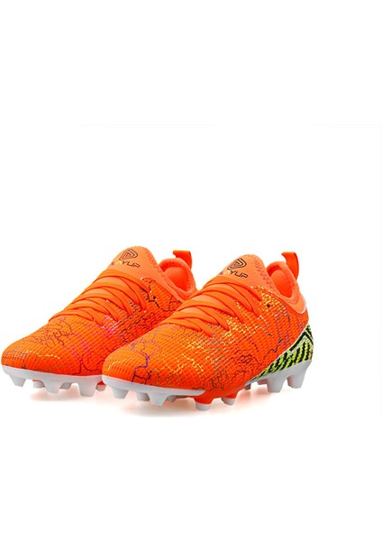 Fk 242 129 Turuncu Çocuk Çim Zemin Kramponu FK-242-129-TURUNCU Siyah modelleri