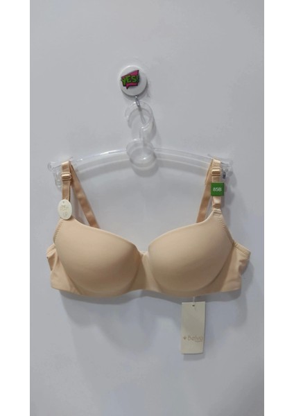 Straplez Dolgulu Mikro Tulum Sütyen -Ten