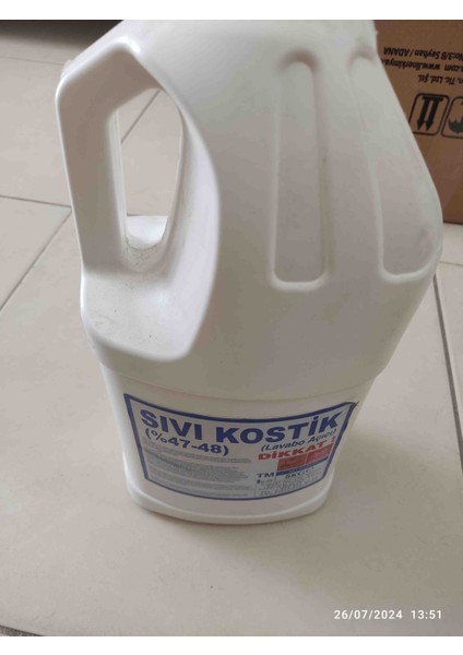 Turan Ambalaj Sıvı Kostik (Lavabo Açıcı) 5 kg