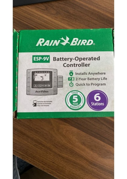 Yeni Esp 9V Pilli Kontrol Ünitesi Zamanlayıcı 6 İstasyon WP6PILLI