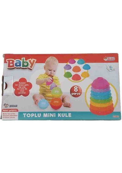 Toplu Mini Kule 8 Parça Oyuncak modelleri