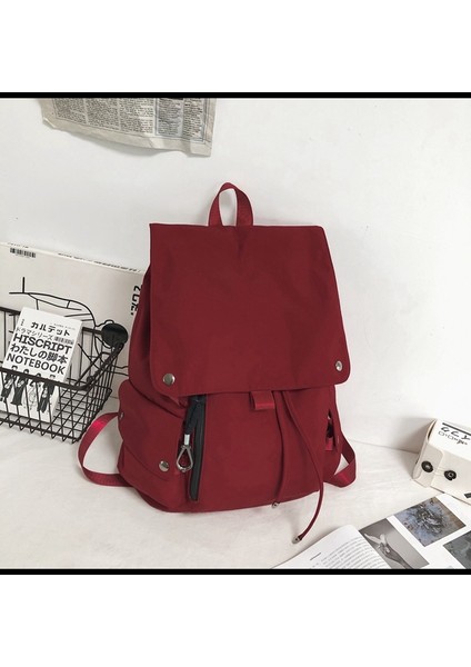 Lise Öğrencileri Için Sırt Çantası, Ortaokul Öğrencileri Için Çok Yönlü Açılır Kapanır Ipli Sırt Çantası (Yurt Dışından)