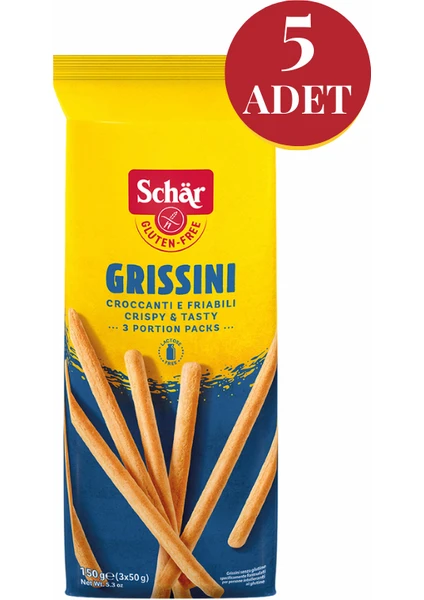 Grissini Glutensiz 150 GR (5 Adet)