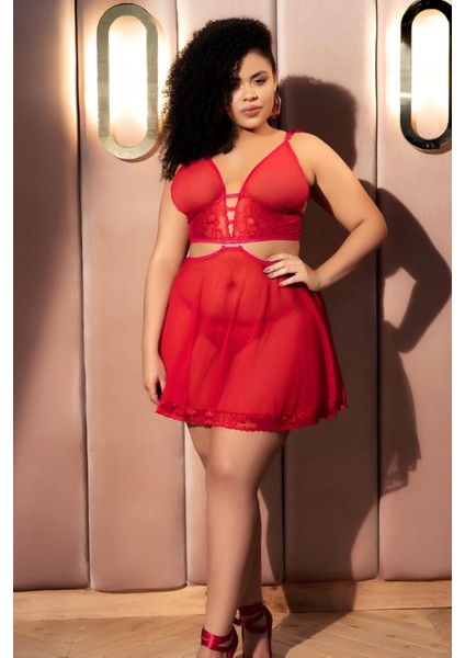 İptila Lingerie Büyük Beden Gecelik