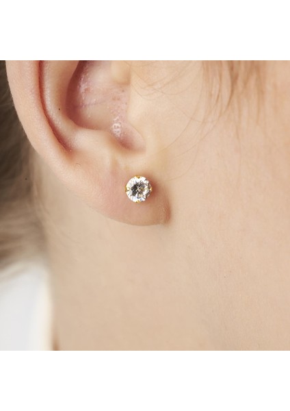 Tek Taş Küpeler modelleri