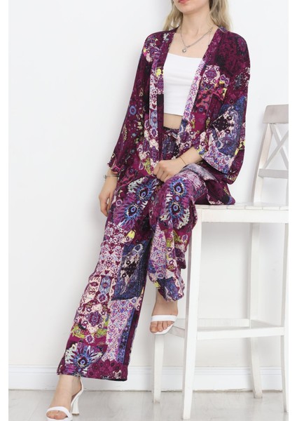 Kimono Takım Mor - 10553.1095.