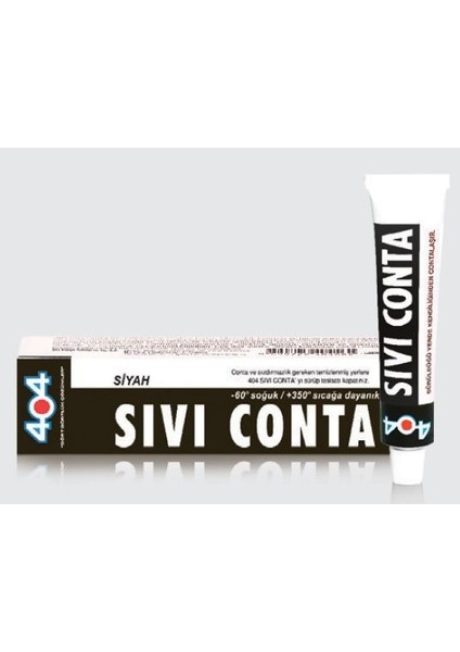 Sıvı Conta Siyah 80 Gram / 404-530007