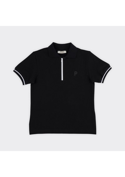 Erkek Çocuk Yakalı Kısa Kollu Pike T-Shirt