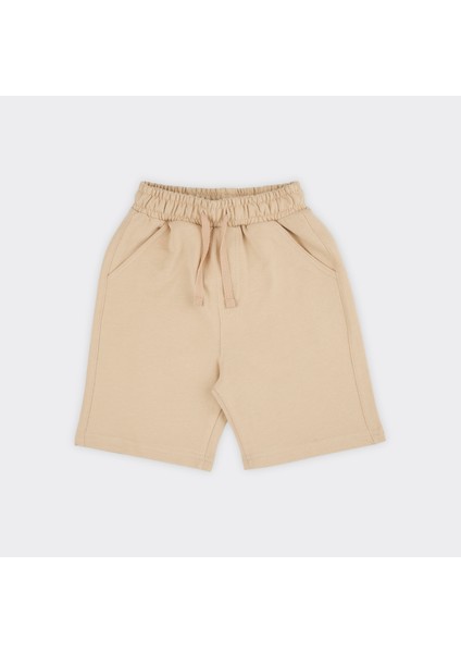 Erkek Çocuk Beli Lastikli Örme Şort