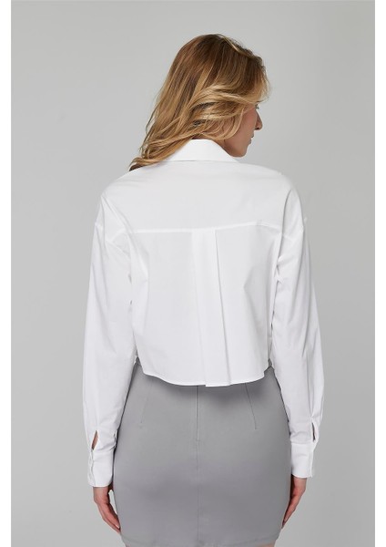 Kısa Gizli Düğmeli Gömlek fırsatları