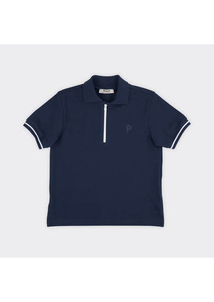 Erkek Çocuk Yakalı Kısa Kollu Pike T-Shirt