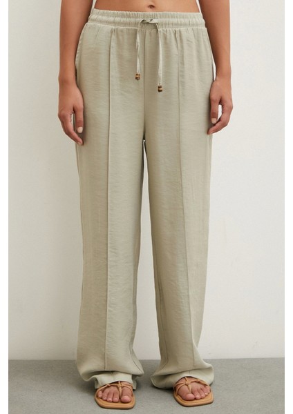 Belden Bağlamalı Pantolon Taş fırsatları