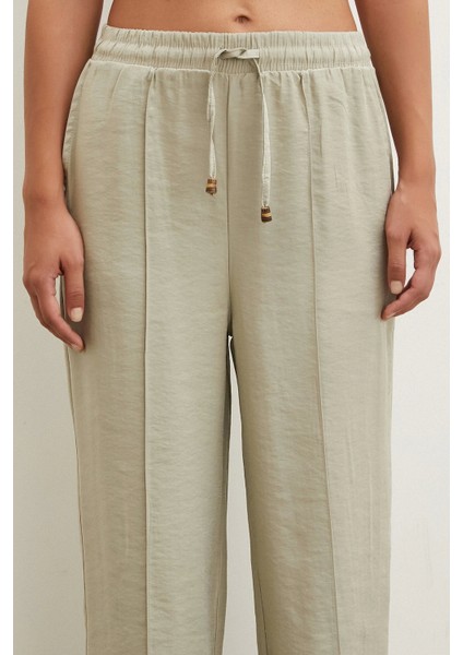 Belden Bağlamalı Pantolon Taş indirimleri