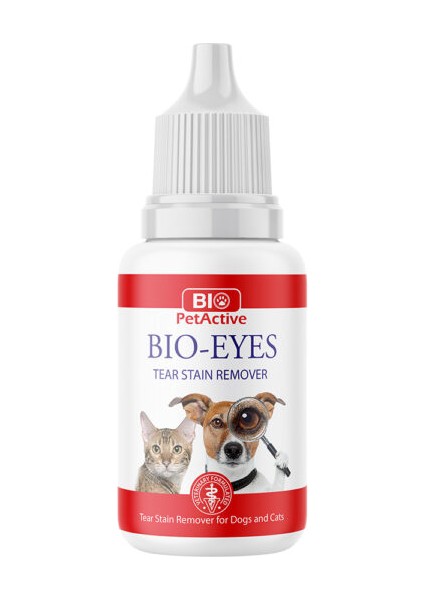 Bio Pet Active Premium Plus+ Bio-Eyes Kedi ve Köpek Için Gözyaşı Lekesi Çıkarıcı 50ml