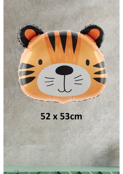 Kaplan Kafası Folyo Balon Kaplan Balon 50CM modelleri