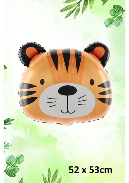 Kaplan Kafası Folyo Balon Kaplan Balon 50CM fırsatları