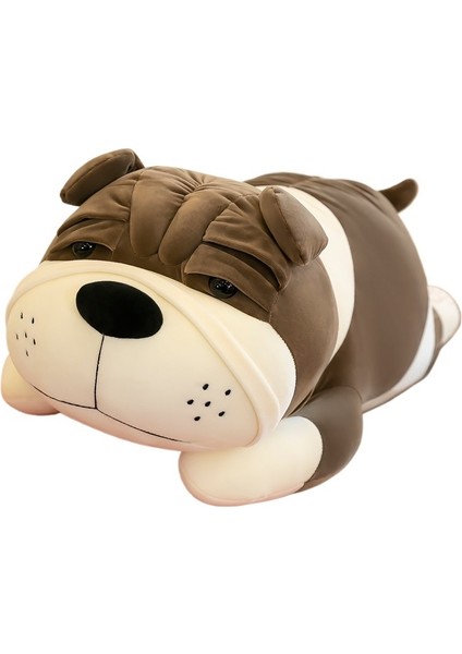 Sevimli Shar-Pei Köpek Bebek Yumuşak Vücut Köpek Peluş Oyuncak Uyuyan Bebek Yastık (Yurt Dışından)