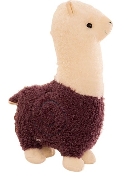 Sevimli Alpaka Bebek Simülasyon Peluş Oyuncak Yastık Çocuğun Uyuyan Bez Bebek (Yurt Dışından)